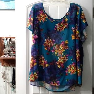 💙🧡 MOVING SALE!!!                    Torrid Sheer Backless Top